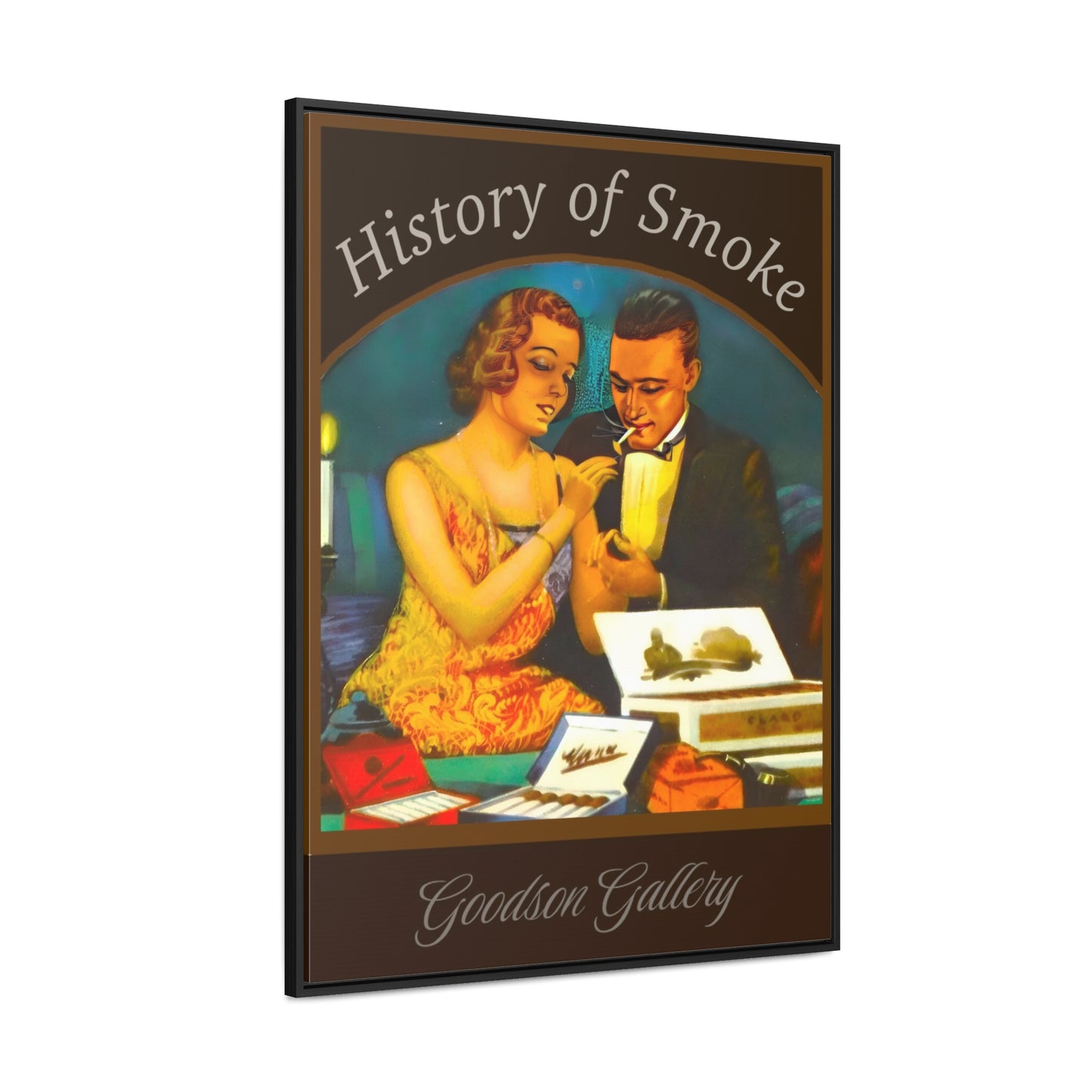 1920's Couple Smoking