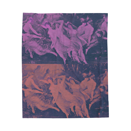 16th C. Nymphs Fine Art Plush Blanket