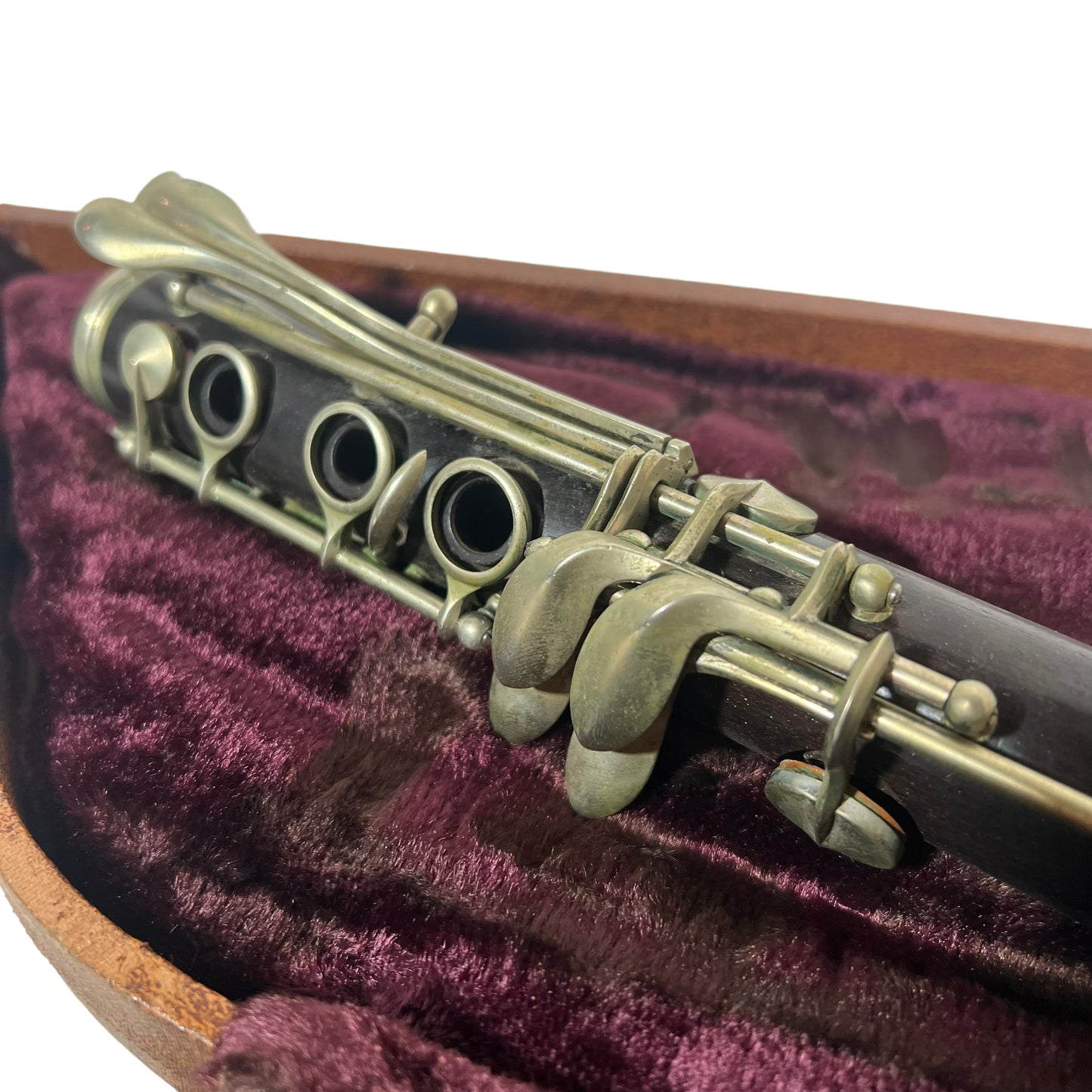 Aguste Crampon 1900-1925 Antique Clarinet Silver Plate Woodwind Instrument