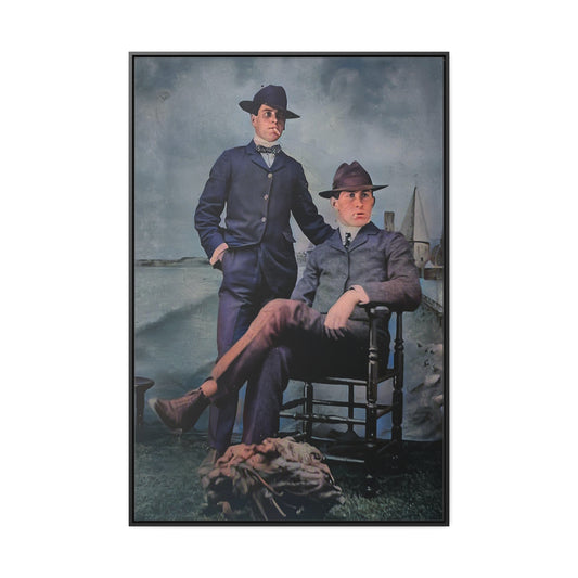 1920's Two Dapper Men Smoking