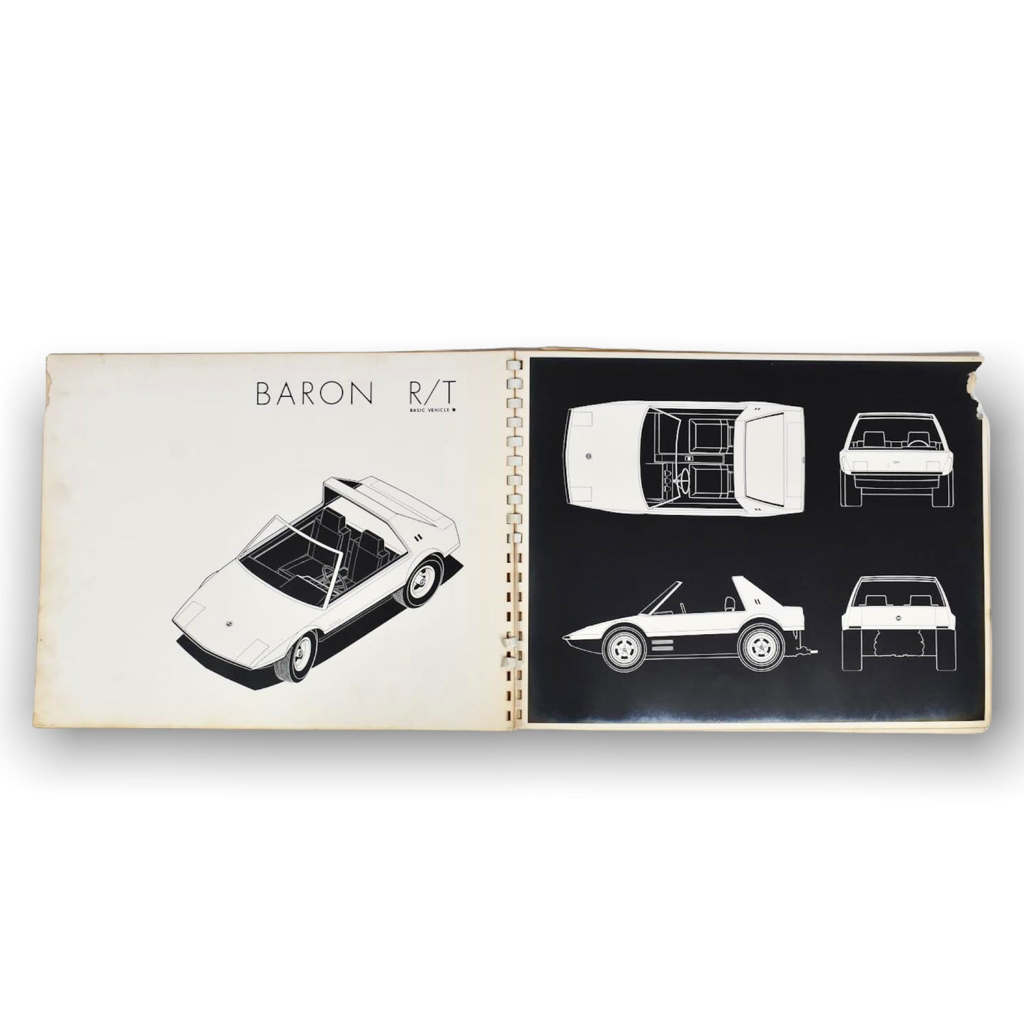 Baron R/T - 1960's Concept Car Original Presentation 1/1 + NFT 3D Model Movie
