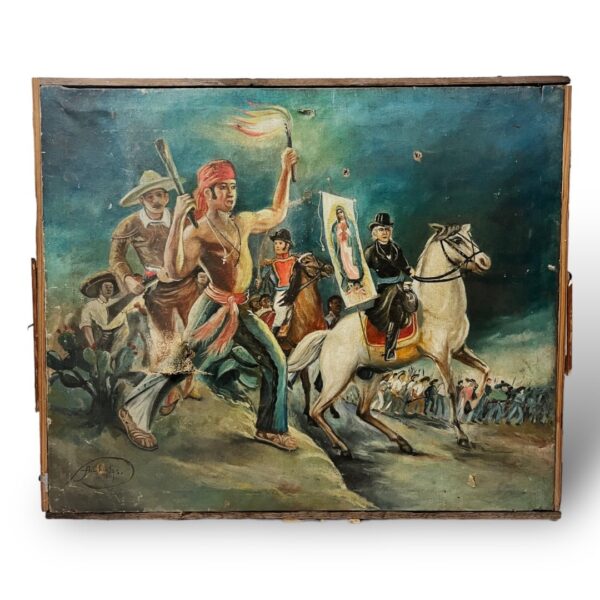 oil on canvas late 1800s mexican american war artwork original goodson gallery