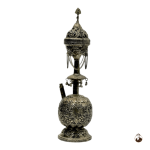 1850-1870 India Silverplate Hookah