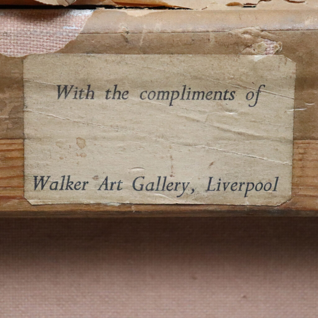 walker art gallery liverpool UK stamp 